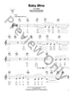 Baby Mine Guitar and Fretted sheet music cover